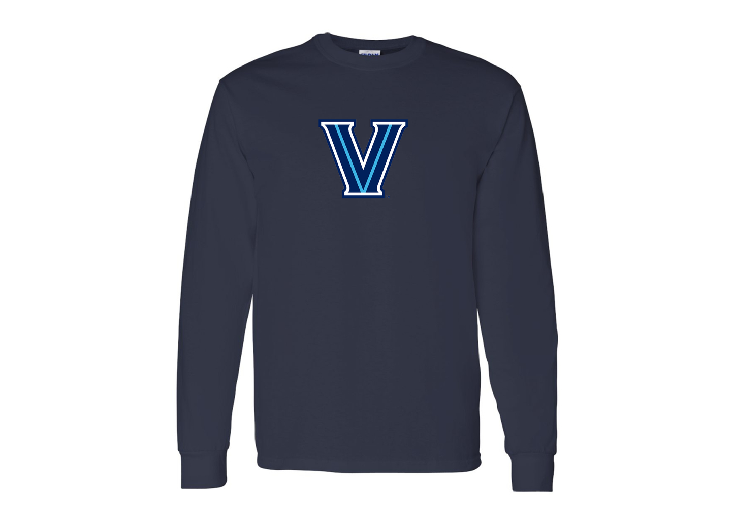 Men's Villanova Wildcats Gildan Heavy Cotton Long Sleeve T-Shirt
