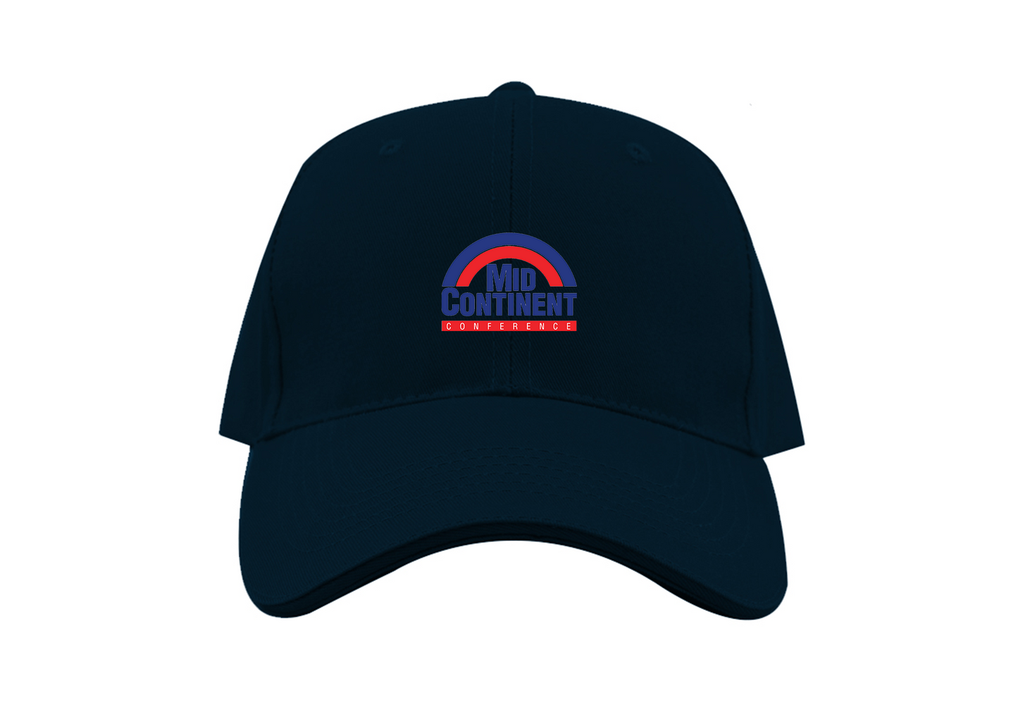 Mid Continent Conference Logo Dad Baseball Cap Hat