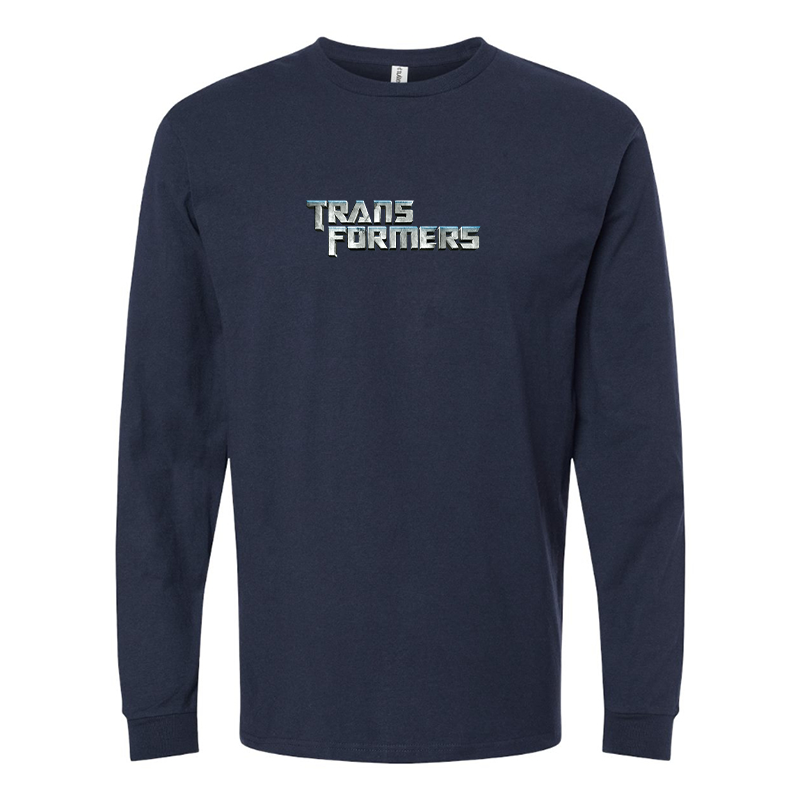Men's Transformers Logo Long Sleeve T-Shirt