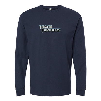 Men's Transformers Logo Long Sleeve T-Shirt