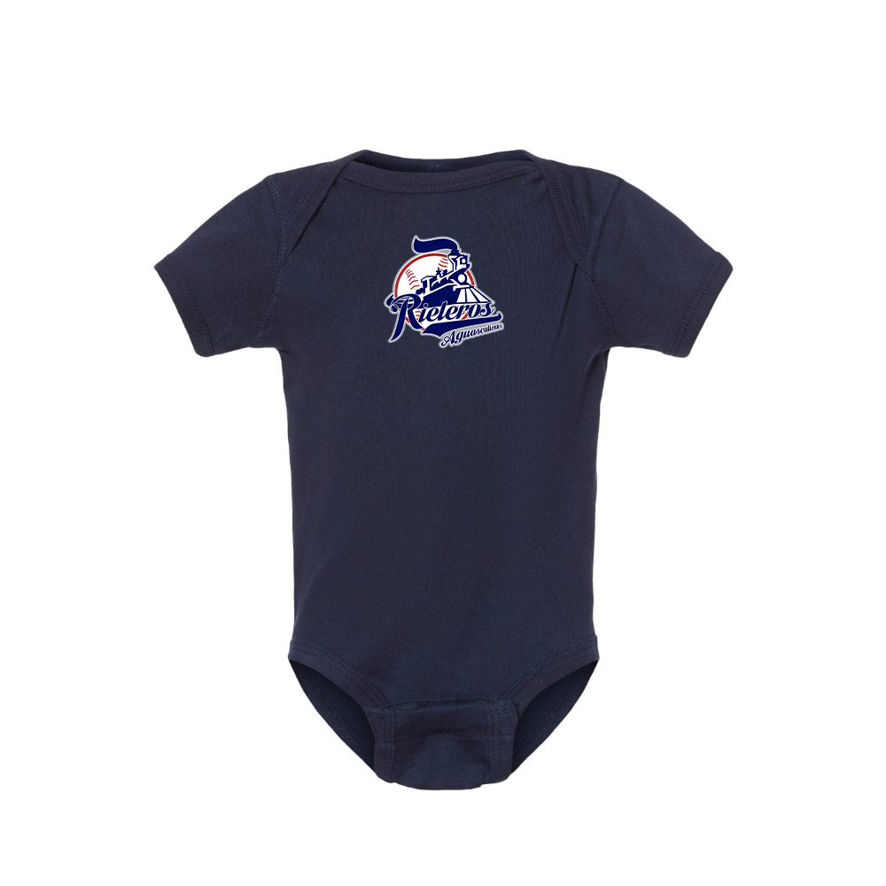 Aguascalientes Rieleros Logo Baby Romper Onesie