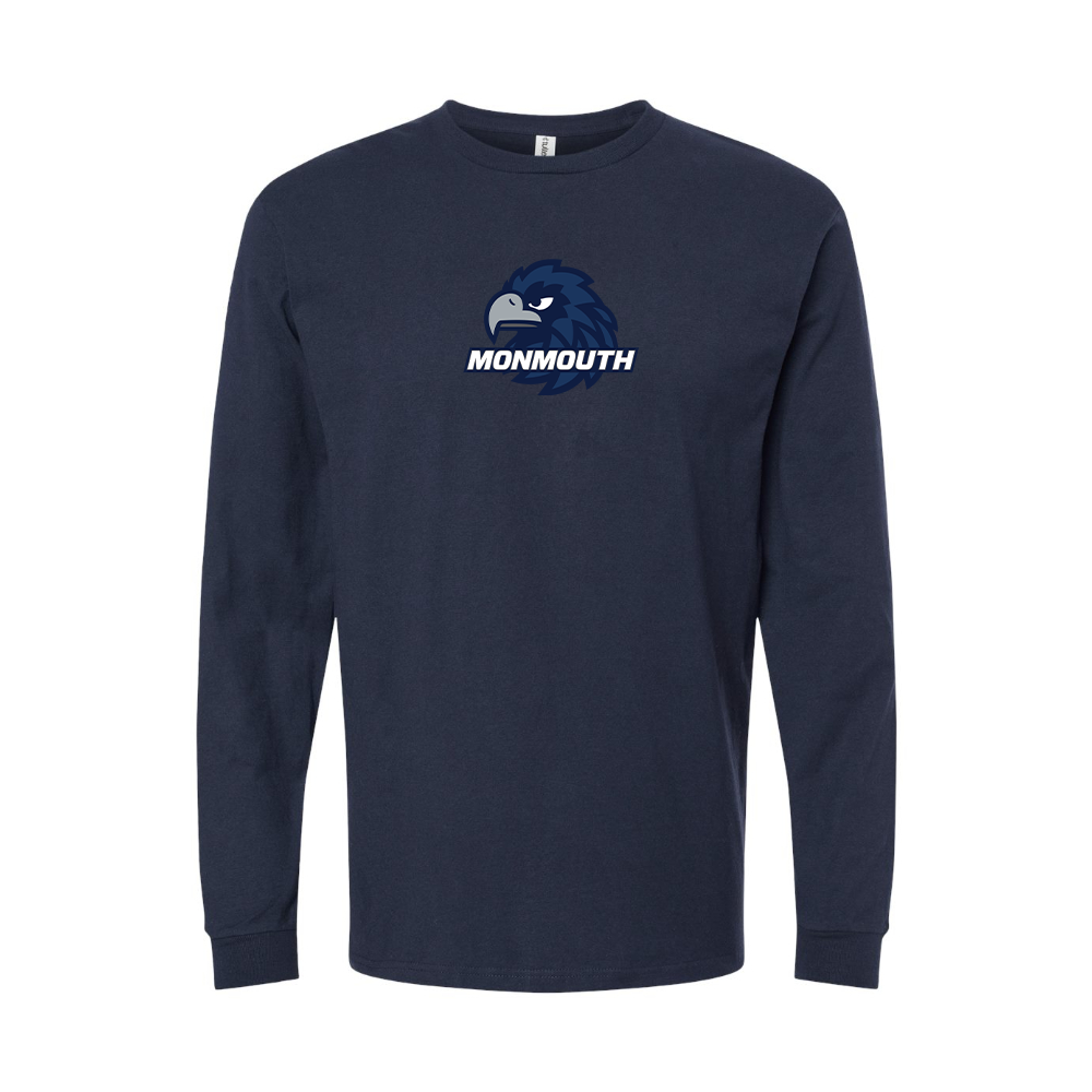 Men's Monmouth Hawks Logo Long Sleeve T-Shirt