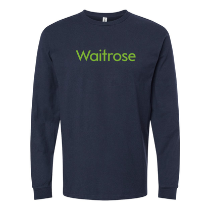 Men's Waitrose Logo Long Sleeve T-Shirt
