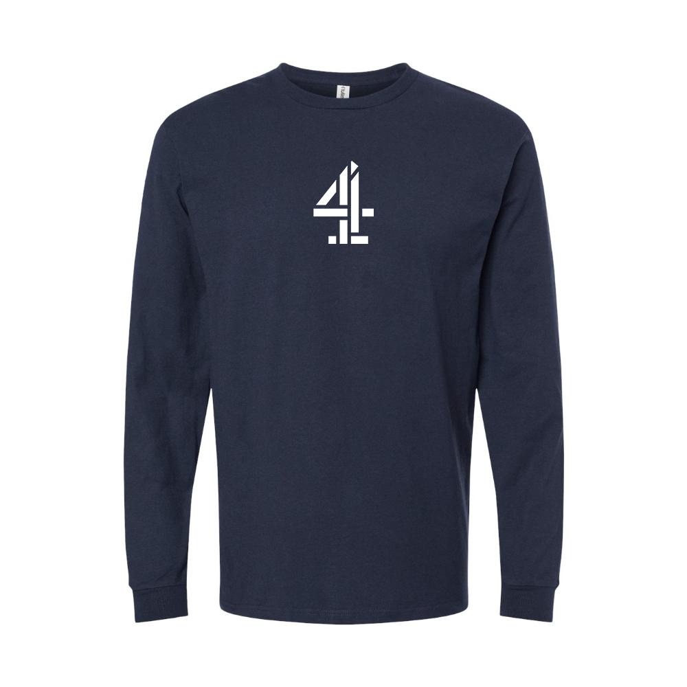 Youth Channel 4 Logo Cotton Long Sleeve T-Shirt