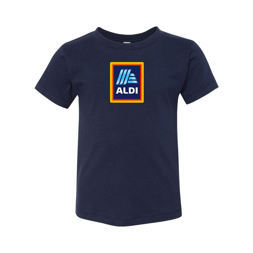Aldi Logo BELLA  CANVAS Toddler Jersey Tee