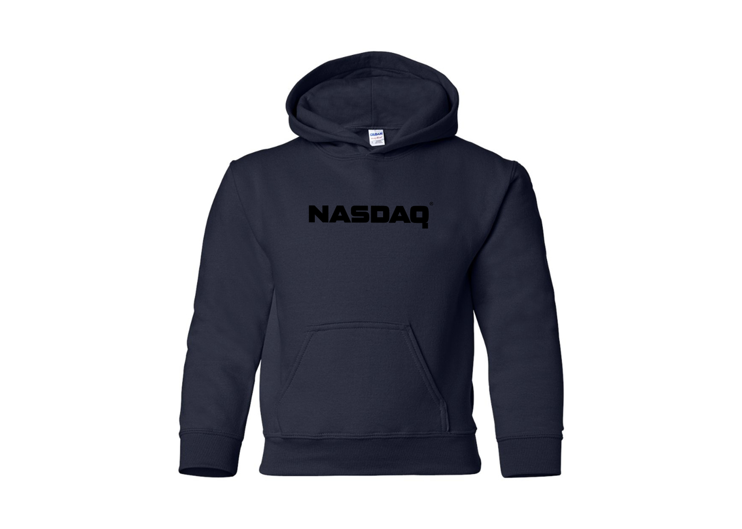 Youth Nasdaq Logo Gildan Heavy Blend  Hooded Sweatshirt