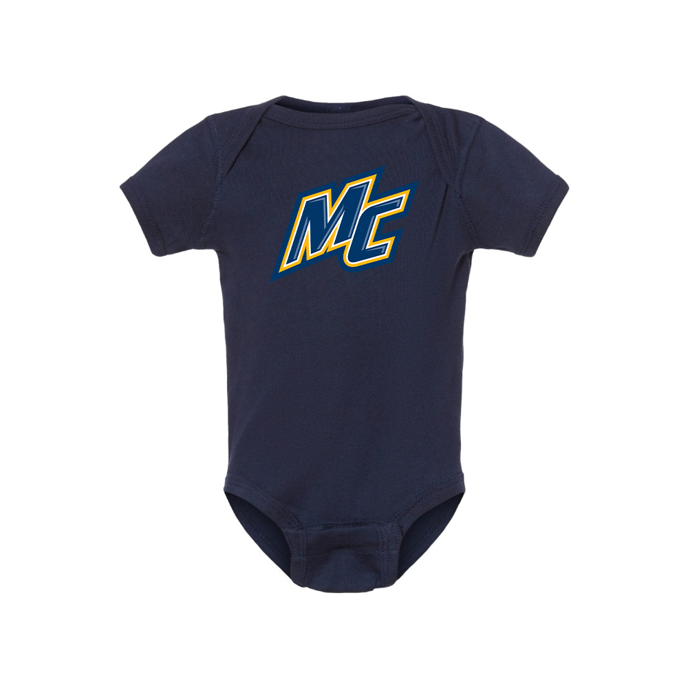 Merrimack Warriors Logo Baby Romper Onesie