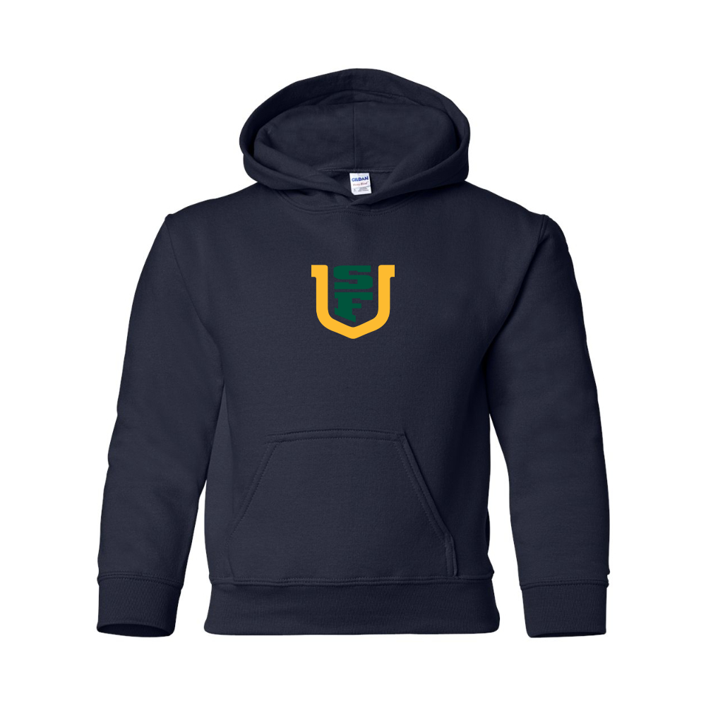Youth San Francisco Dons Logo Gildan Heavy Blend  Hooded Sweatshirt