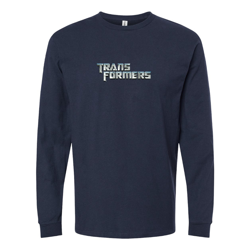 Youth Transformers Logo Cotton Long Sleeve T-Shirt