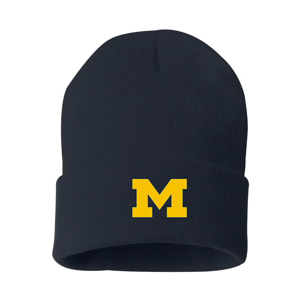 Michigan Wolverines Logo Beanie Hat