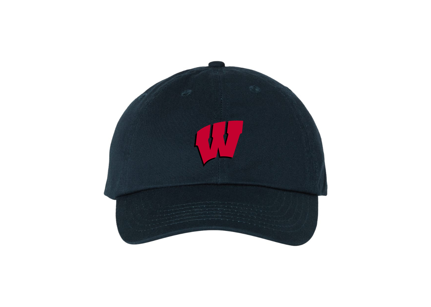 Wisconsin Badgers Valucap Adult Bio-Washed Classic Dad Hat