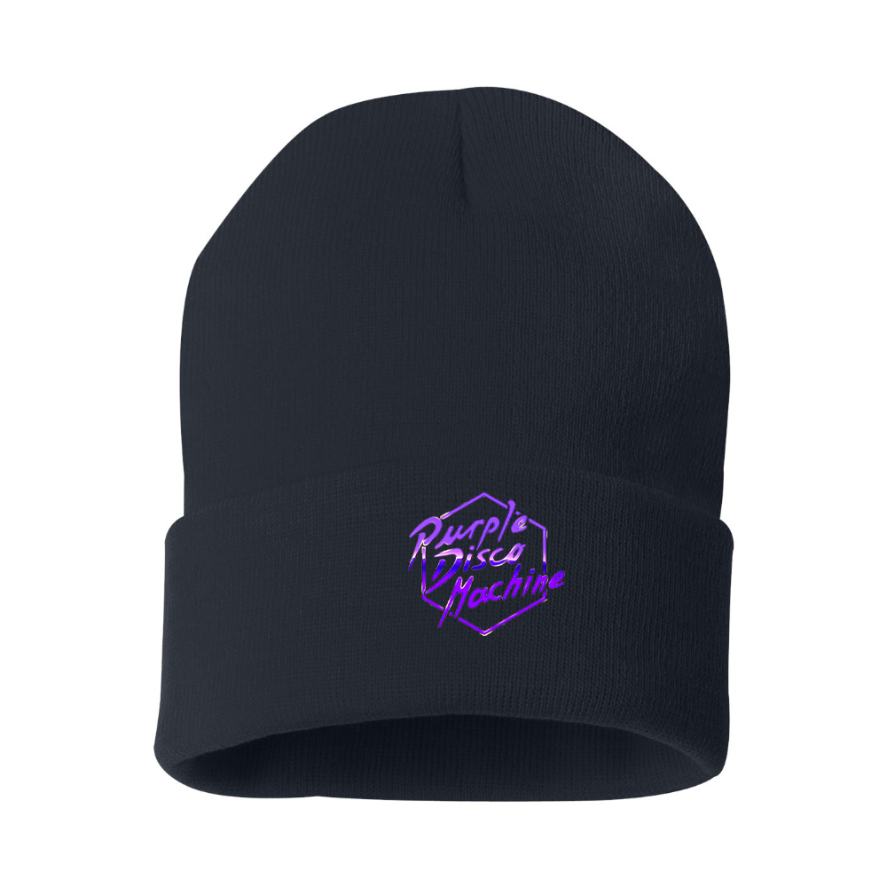 Purple Disco Machine Beanie Hat