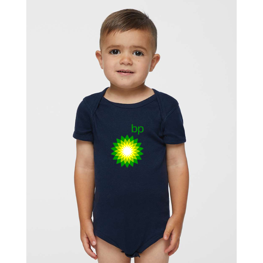BP Oil Logo Rabbit Skins Infant Baby Rib Bodysuit