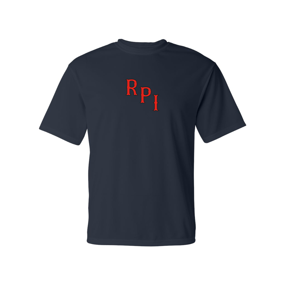 Men's RPI Engineers Logo Polyester T-Shirt