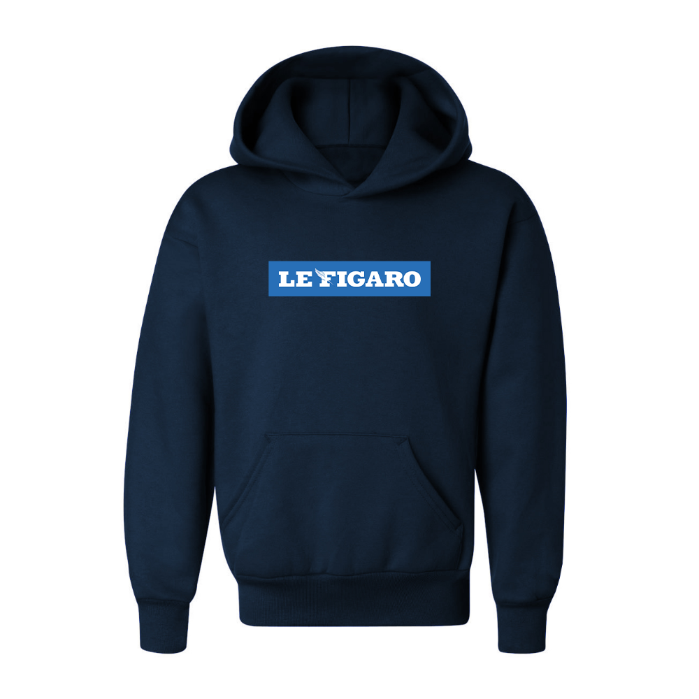 Youth Le Figaro Logo Pullover Hoodie