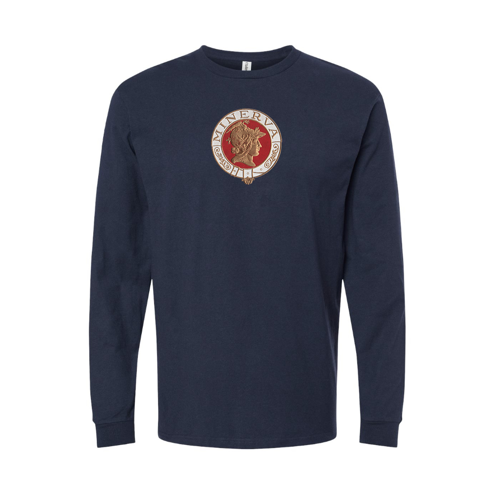 Youth Minerva Cars Logo Cotton Long Sleeve T-Shirt