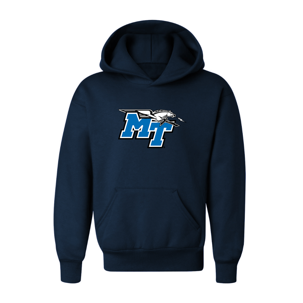 Youth Middle Tennessee Blue Raiders Logo Pullover Hoodie
