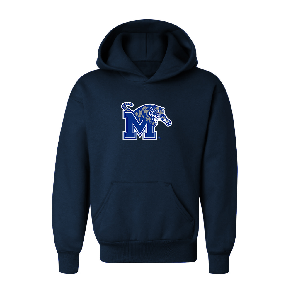 Youth Memphis Tigers Logo Pullover Hoodie