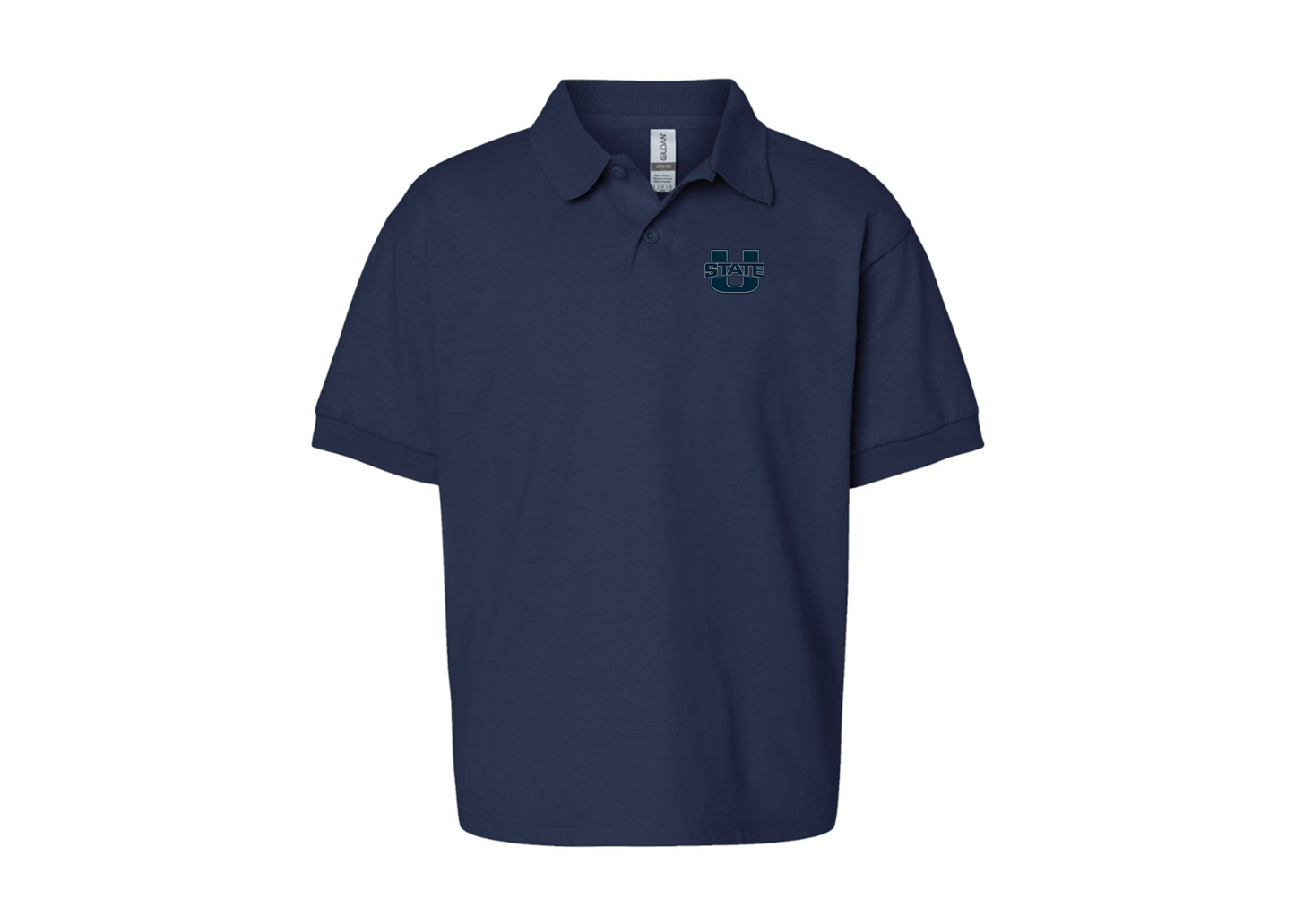 Youth Utah State Aggies Gildan Dry Blend Jersey Polo