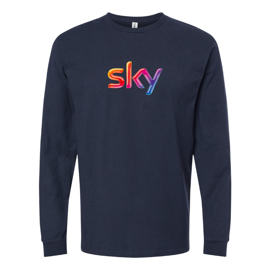 Youth Sky Logo Cotton Long Sleeve T-Shirt