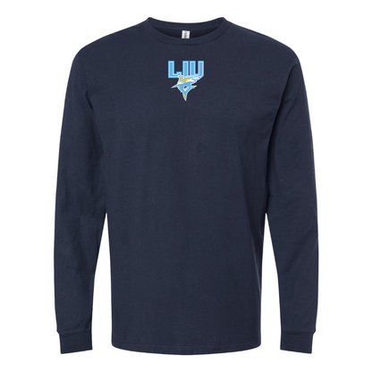 Men's LIU Brooklyn Blackbirds Logo Long Sleeve T-Shirt