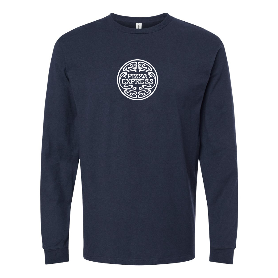 Men's Pizza Express Logo Long Sleeve T-Shirt