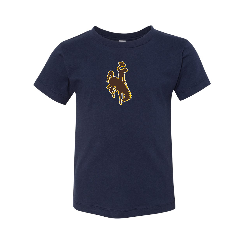 Wyoming Cowboys BELLA  CANVAS Toddler Jersey Tee