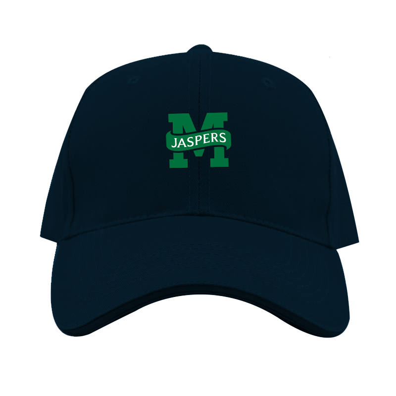 Manhattan Jaspers Logo Dad Baseball Cap Hat