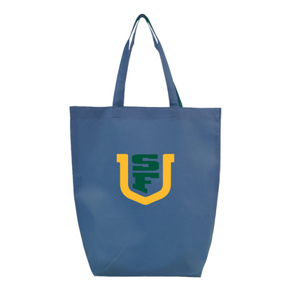 San Francisco Dons Logo Q-Tees Non-Woven Gusset Bottom Tote