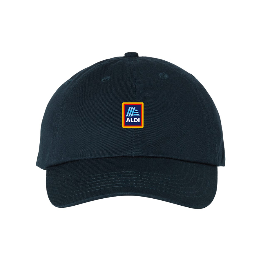 Aldi Logo  Valucap Adult Bio-Washed Classic Dad Hat