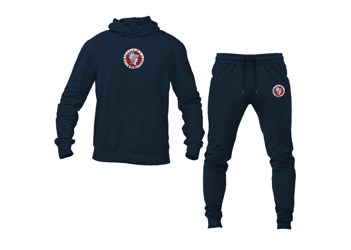 Men's Minerva Automobile Logo Hoodie Joggers Set
