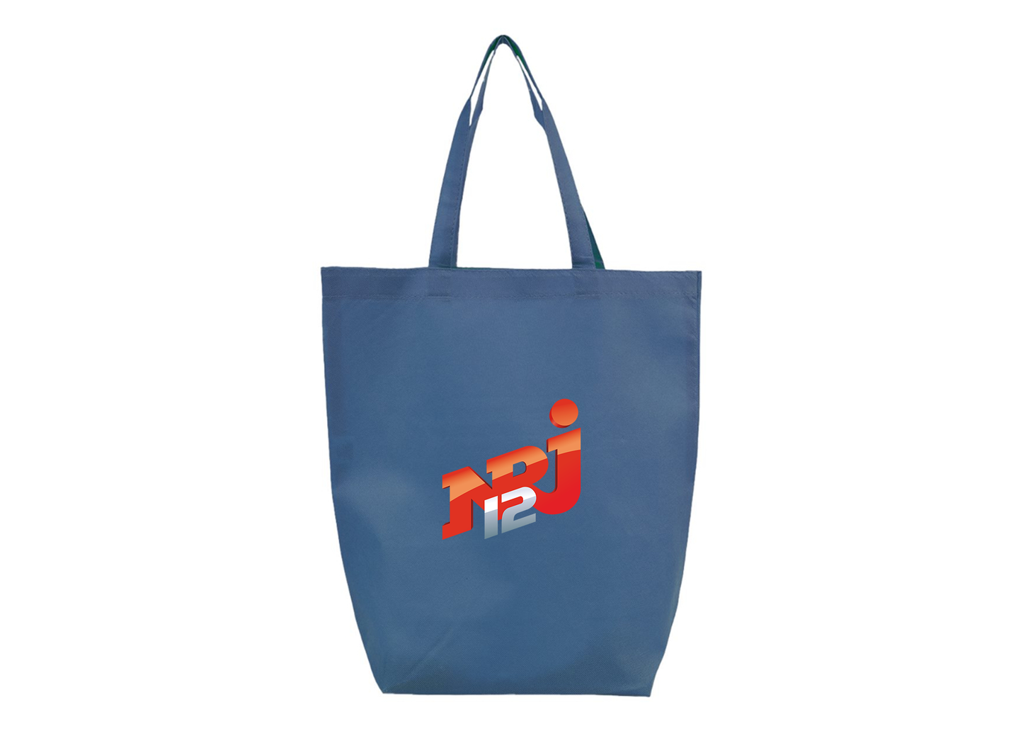 NRJ 12 Logo Q-Tees Non-Woven Gusset Bottom Tote