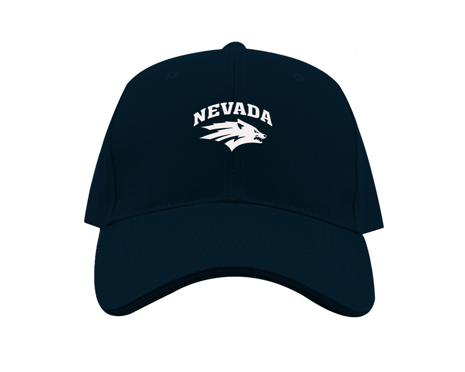 Nevada Wolf Pack Logo Dad Baseball Cap Hat