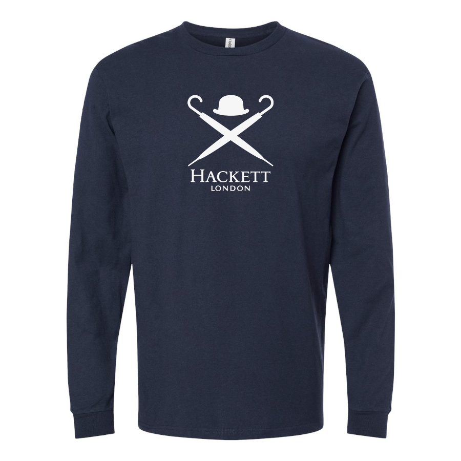 Men's Hackett London Logo Long Sleeve T-Shirt