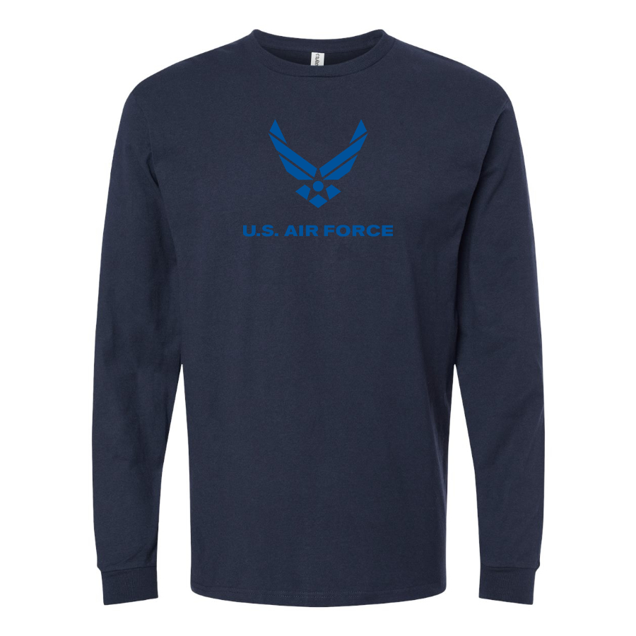 Youth US Airforce Logo Cotton Long Sleeve T-Shirt