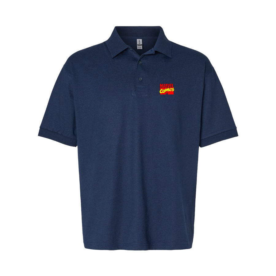 Men's Marvel Comics Logo Dry Blend Polo