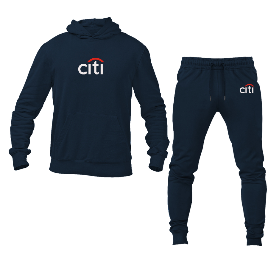 Men's Citi logo Hoodie Joggers Set