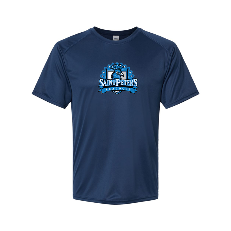 Men's Saint Peters Peacocks Logo Polyester T-Shirt