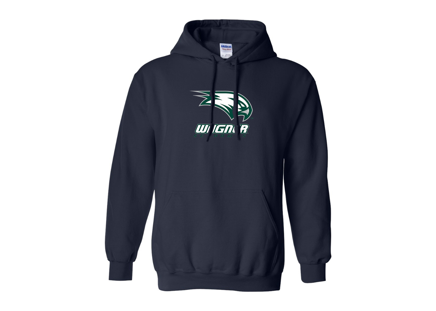 Men's Wagner Seahawks Gildan  Heavy Blend Hooded Sweatshirt