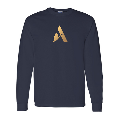 Men's Accor Golden Logo Gildan Heavy Cotton Long Sleeve T-Shirt
