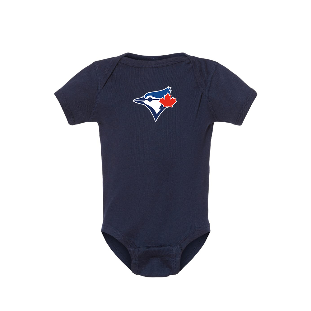 Bluefield Blue Jays Logo Baby Romper Onesie