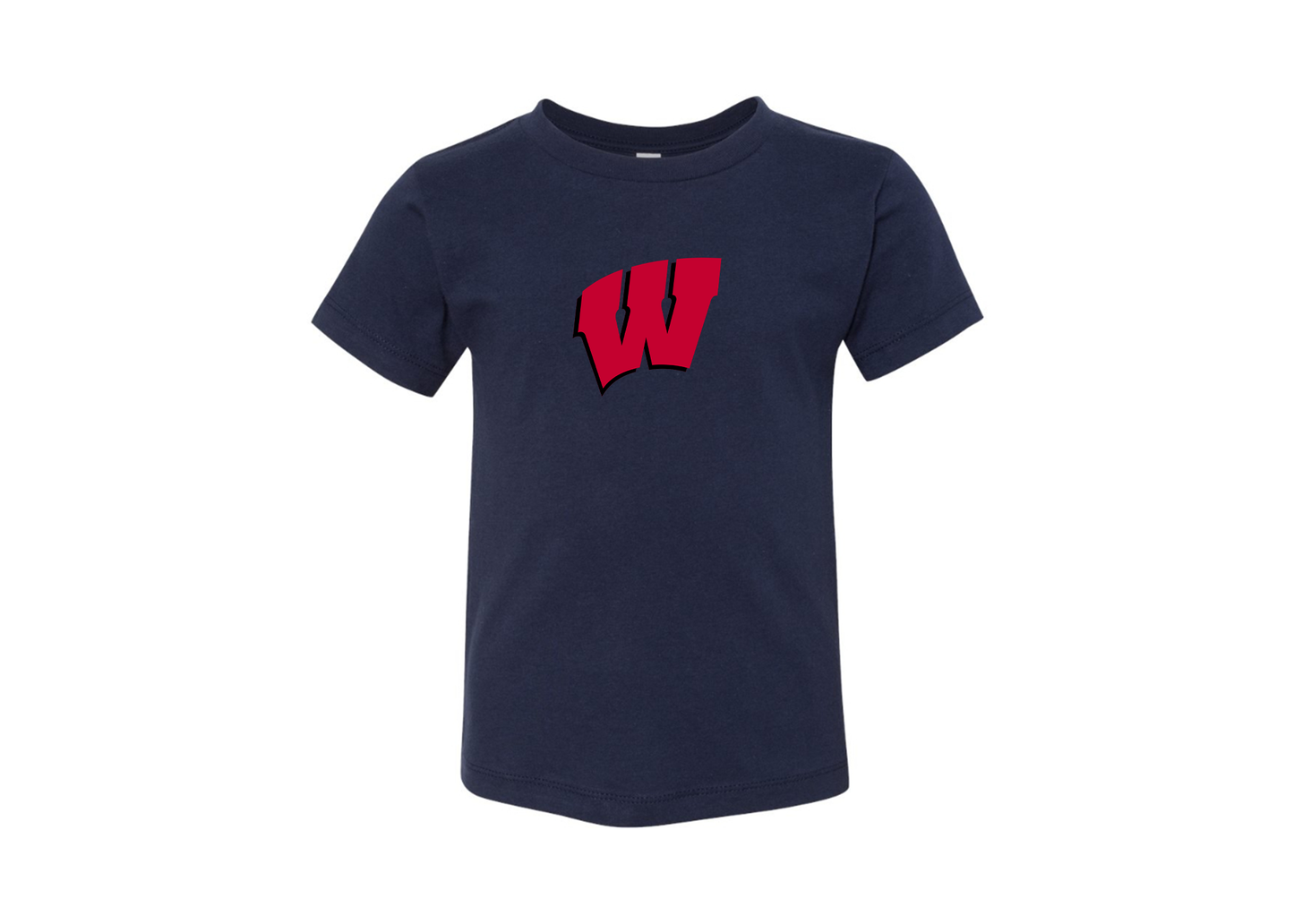 Wisconsin Badgers BELLA  CANVAS Toddler Jersey Tee