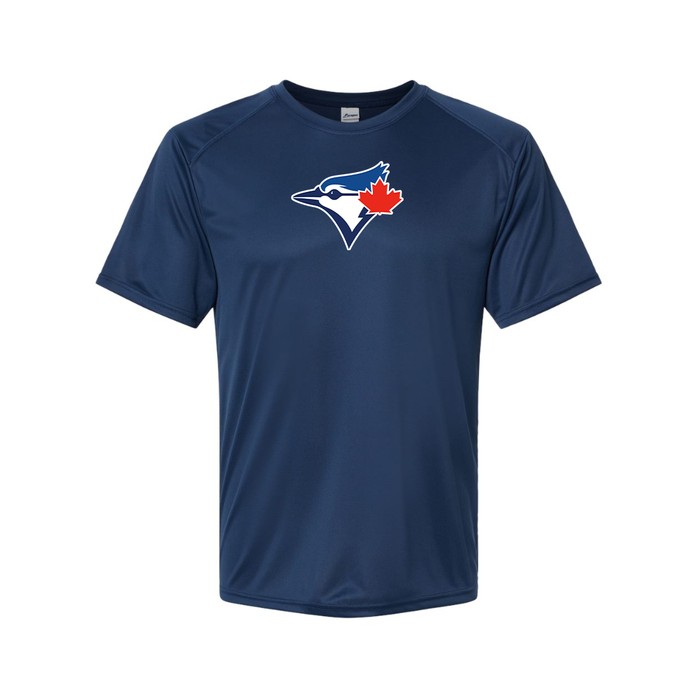 Men's Bluefield Blue Jays Logo Polyester T-Shirt