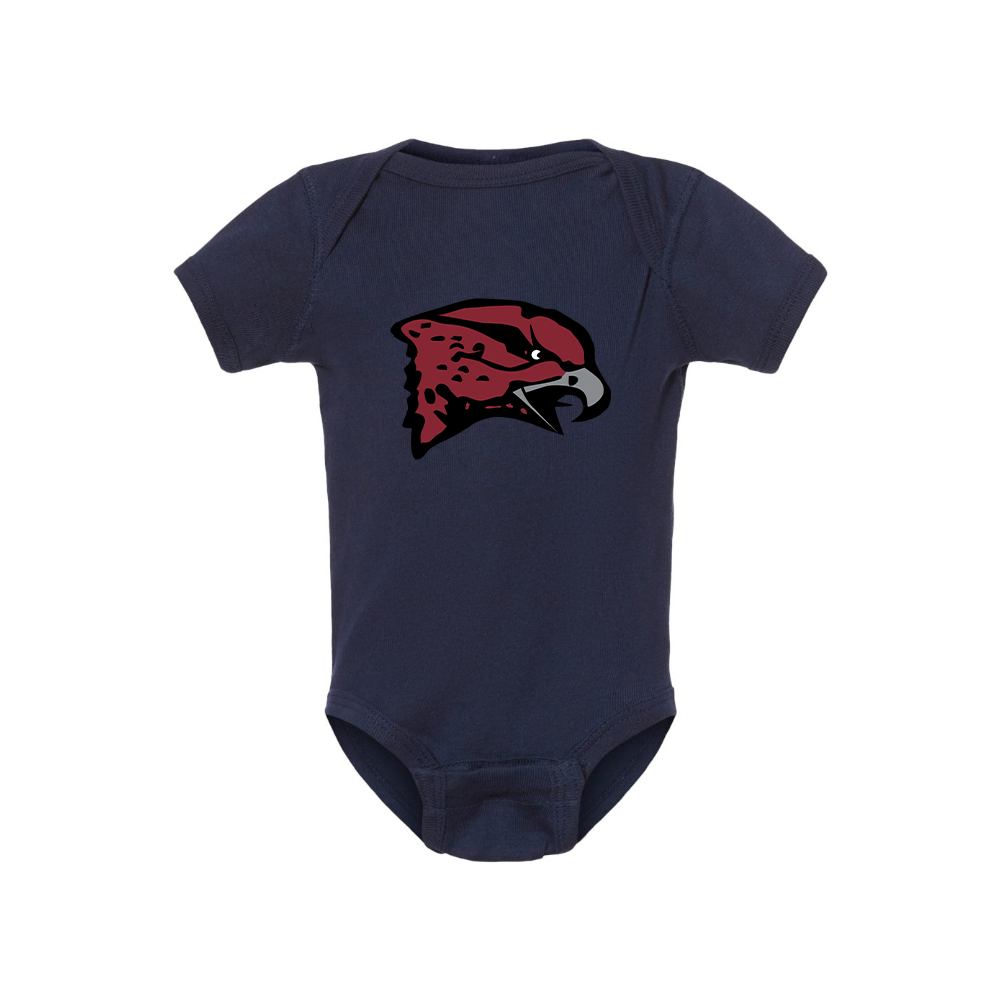 Maryland Eastern Shore Hawks Logo Baby Romper Onesie