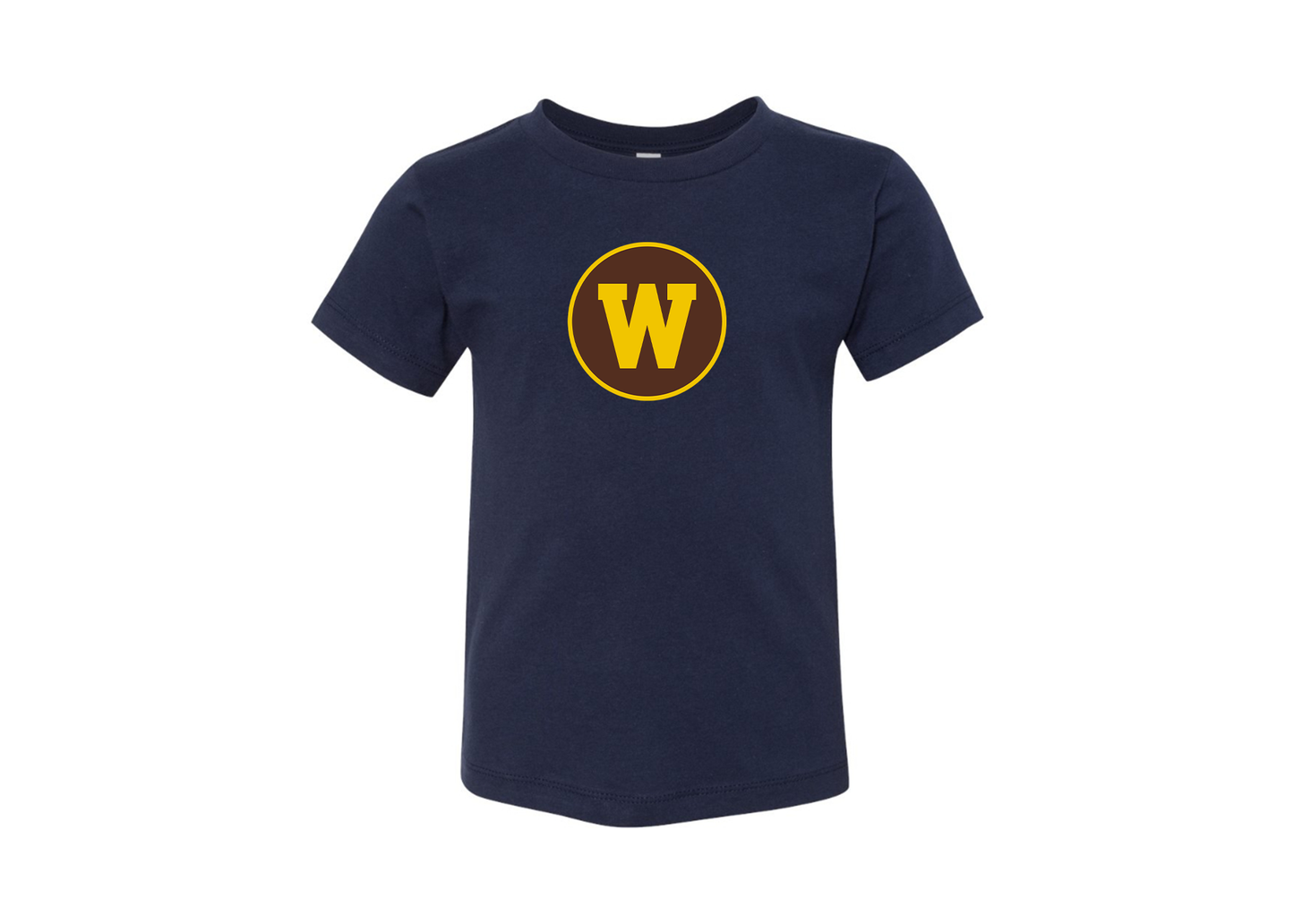 Western Michigan Broncos BELLA  CANVAS Toddler Jersey Tee