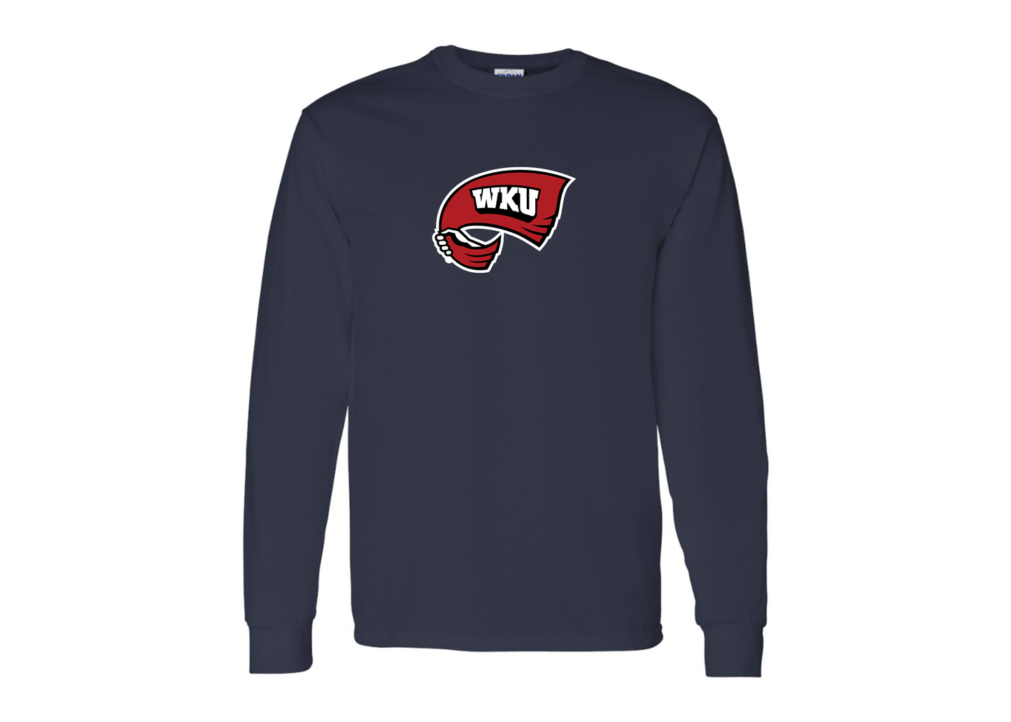 Men's Western Kentucky Hilltoppers Gildan Heavy Cotton Long Sleeve T-Shirt