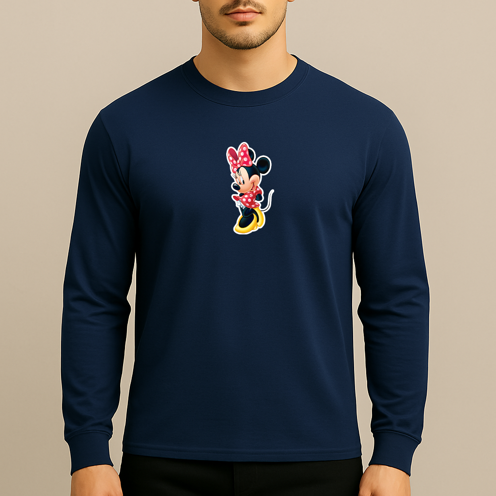 Minnie Mouse Cartoon Long Sleeve T-Shirt