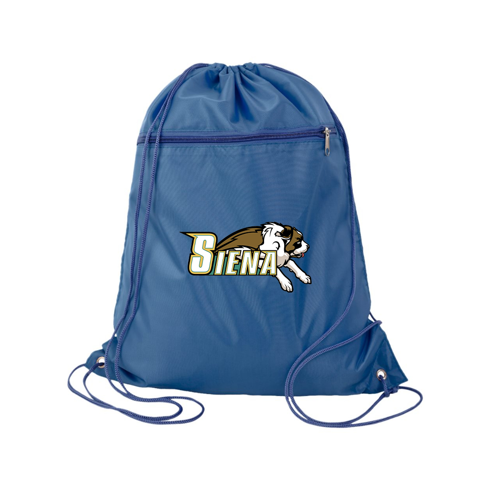 Siena Saints Logo Q-Tees - Polyester Cinchpack