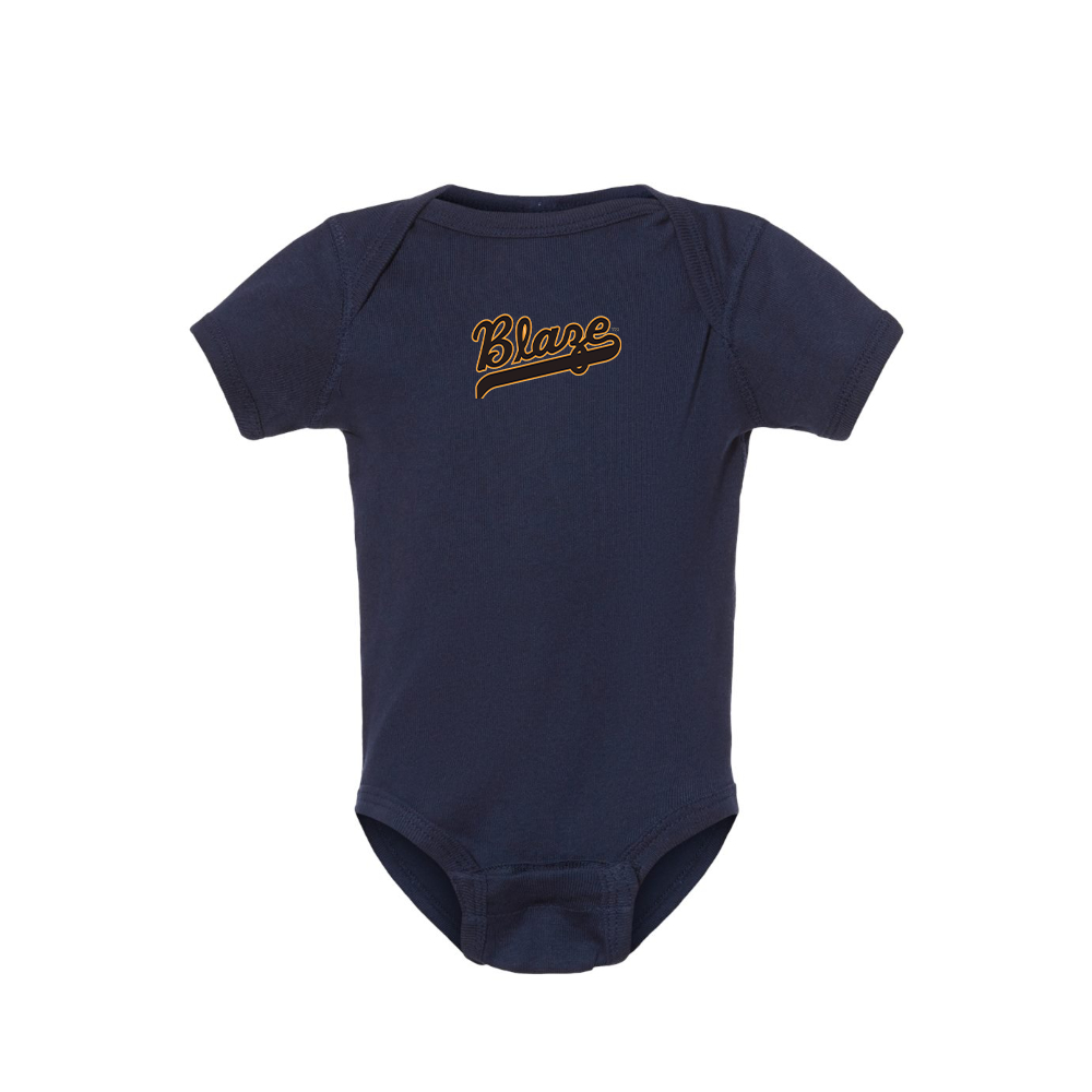 Bakersfield Blaze Logo Baby Romper Onesie