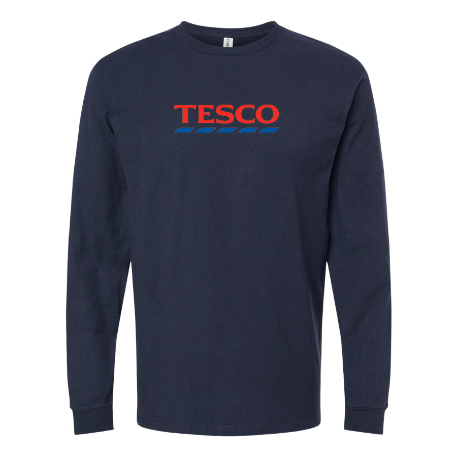 Youth  Tesco Logo Cotton Long Sleeve T-Shirt